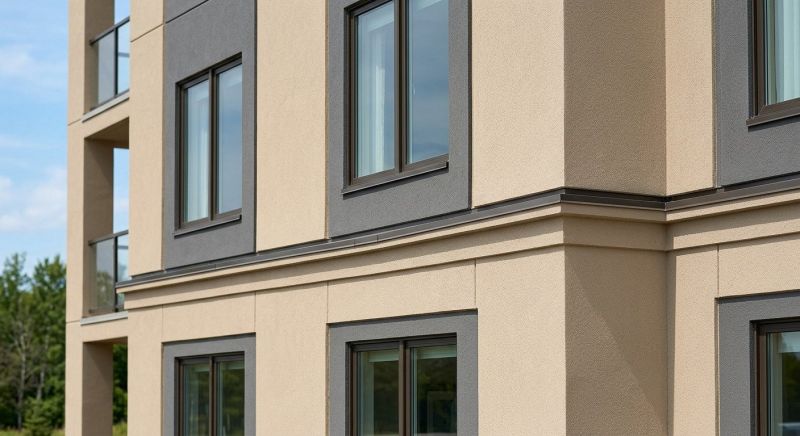 Commercial Stucco Repair project example